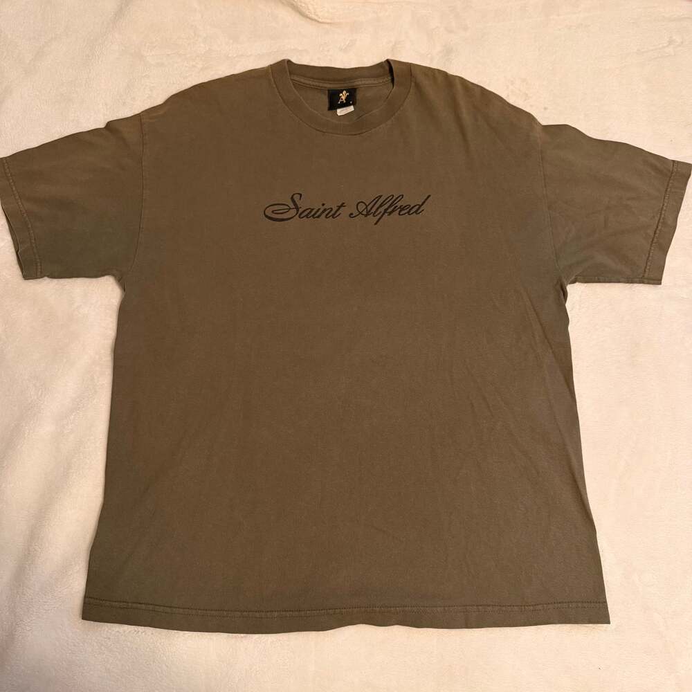 Saint Alfred T-shirt Olive Green Y2K